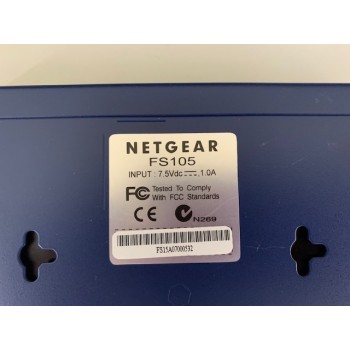 NETGEAR FS105 Prosafe 5-Port 10/100 Mbps Fast Ethernet Switch